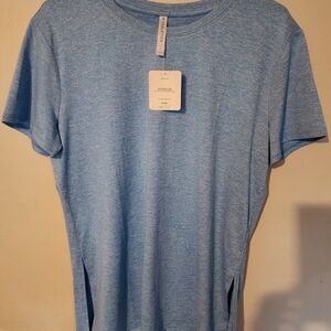 Blue Crew Neck Fabletics T-Shirt- Size Large